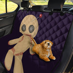 Cute Voodoo Doll Print Pet Car Back Seat Cover