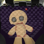 Cute Voodoo Doll Print Pet Car Back Seat Cover