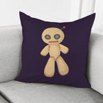 Cute Voodoo Doll Print Pillow Cover