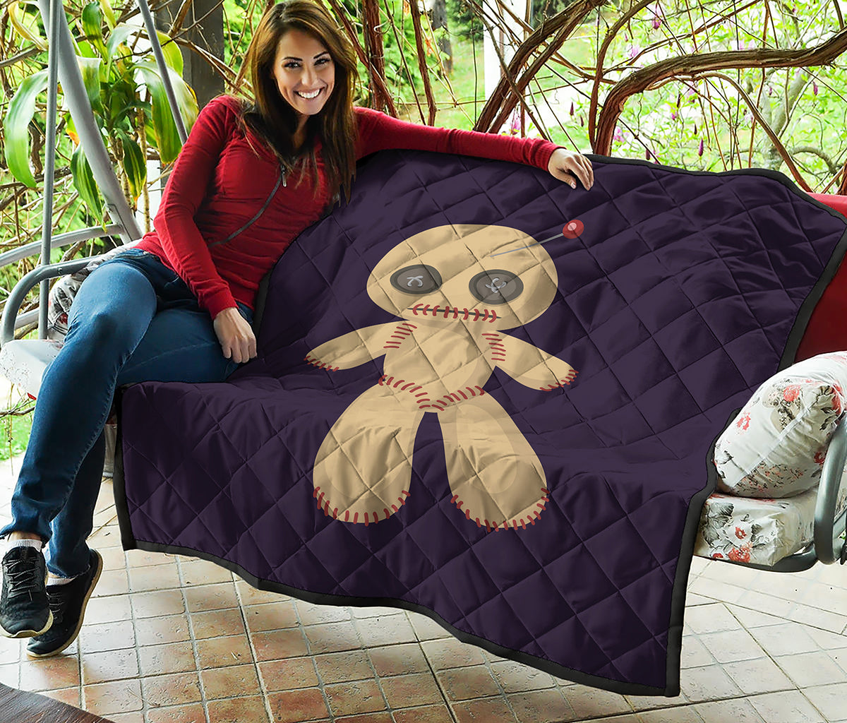 Cute Voodoo Doll Print Quilt