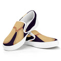 Cute Voodoo Doll Print White Slip On Sneakers