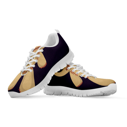 Cute Voodoo Doll Print White Sneakers