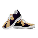 Cute Voodoo Doll Print White Sneakers