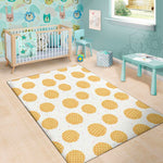 Cute Waffle Pattern Print Area Rug