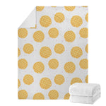 Cute Waffle Pattern Print Blanket