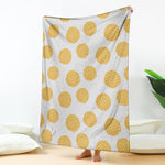Cute Waffle Pattern Print Blanket