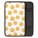 Cute Waffle Pattern Print Car Center Console Cover