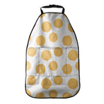Cute Waffle Pattern Print Car Seat Organizers
