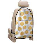 Cute Waffle Pattern Print Car Seat Organizers