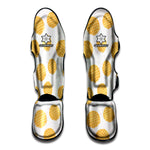 Cute Waffle Pattern Print Muay Thai Shin Guard