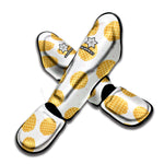 Cute Waffle Pattern Print Muay Thai Shin Guard