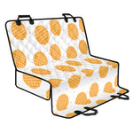 Cute Waffle Pattern Print Pet Car Back Seat Cover