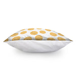 Cute Waffle Pattern Print Pillow Cover