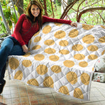Cute Waffle Pattern Print Quilt