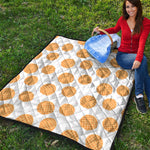 Cute Waffle Pattern Print Quilt