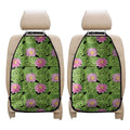 Cute Water Lily Pattern Print Car Seat Organizers