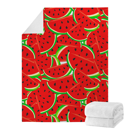 Cute Watermelon Pieces Pattern Print Blanket