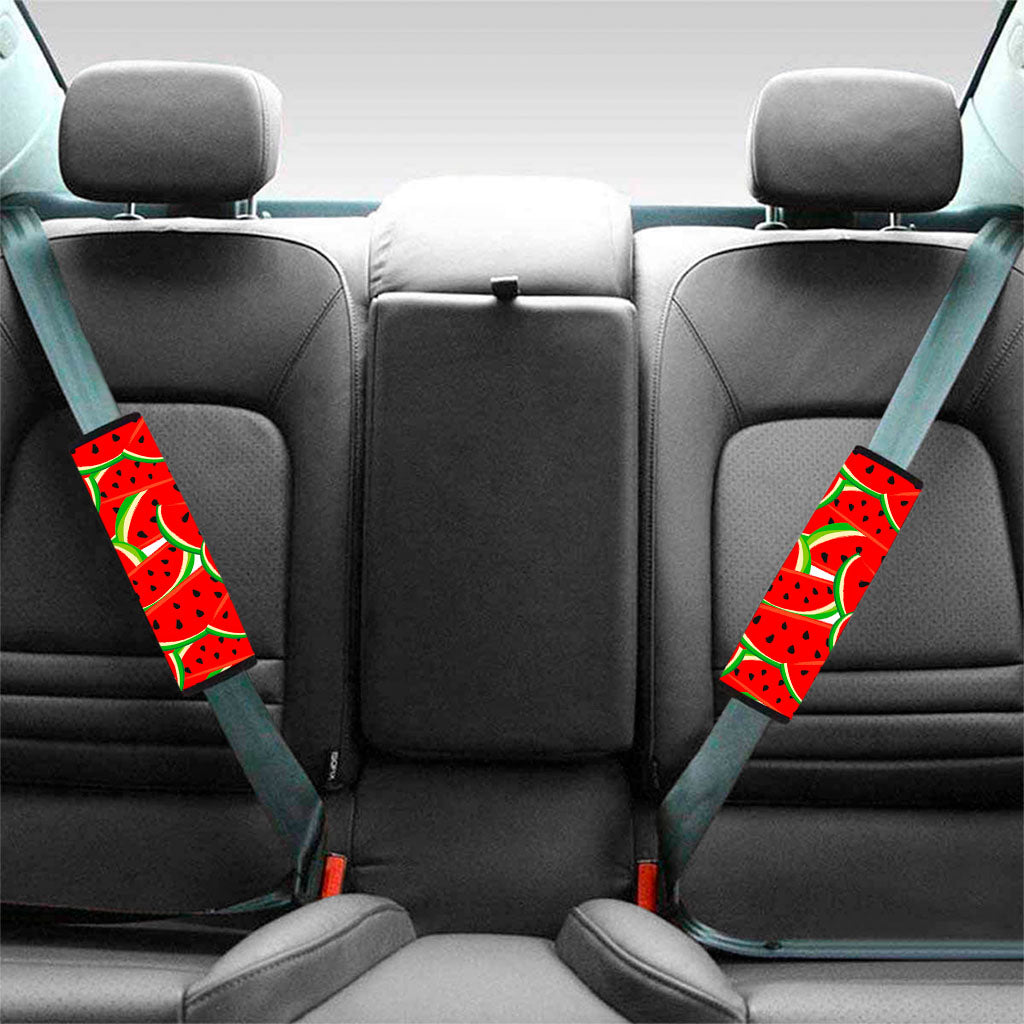 Cute Watermelon Pieces Pattern Print Car Seat Belt Covers