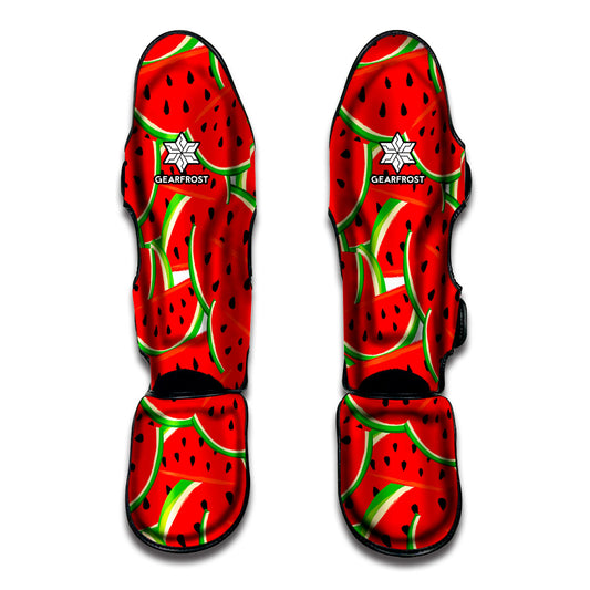 Cute Watermelon Pieces Pattern Print Muay Thai Shin Guard