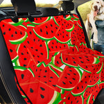 Cute Watermelon Pieces Pattern Print Pet Car Back Seat Cover