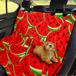 Cute Watermelon Pieces Pattern Print Pet Car Back Seat Cover