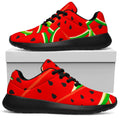 Cute Watermelon Pieces Pattern Print Walking Shoes