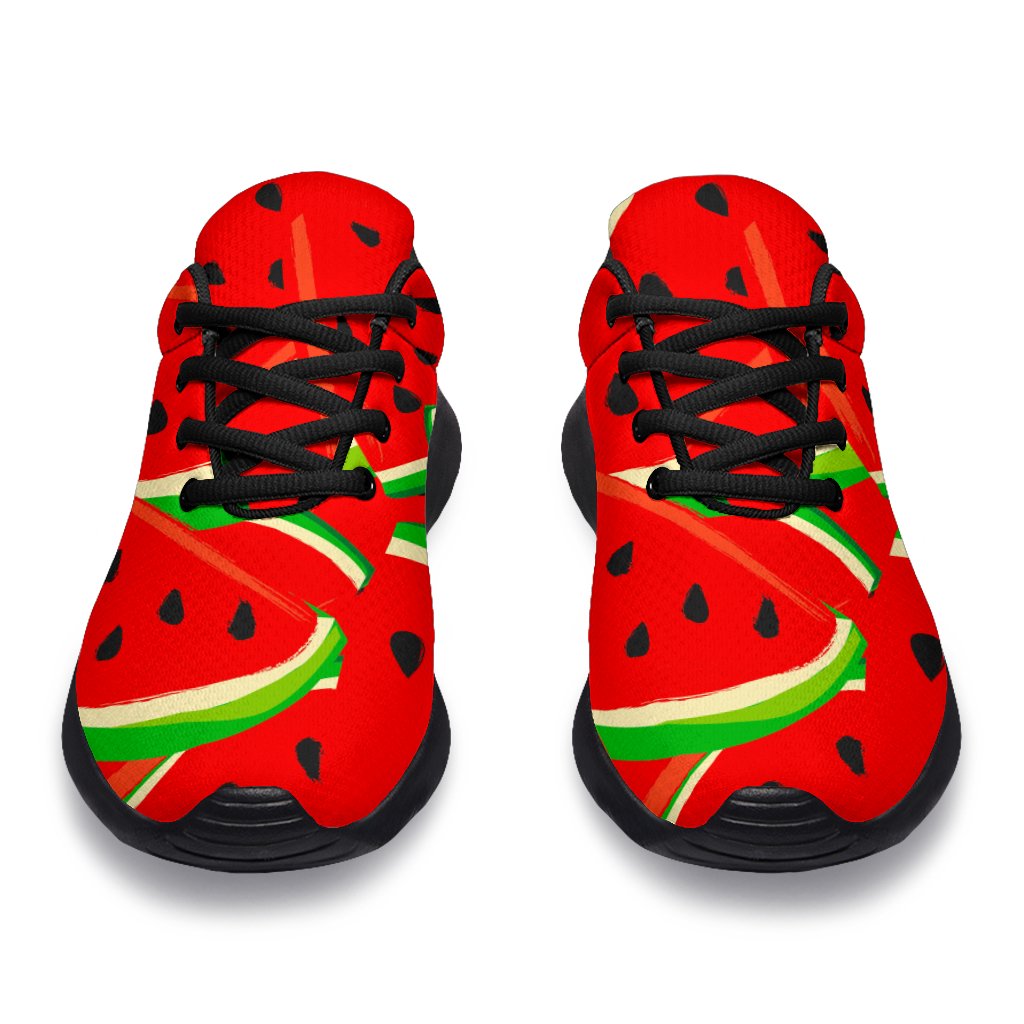 Cute Watermelon Pieces Pattern Print Sport Shoes GearFrost