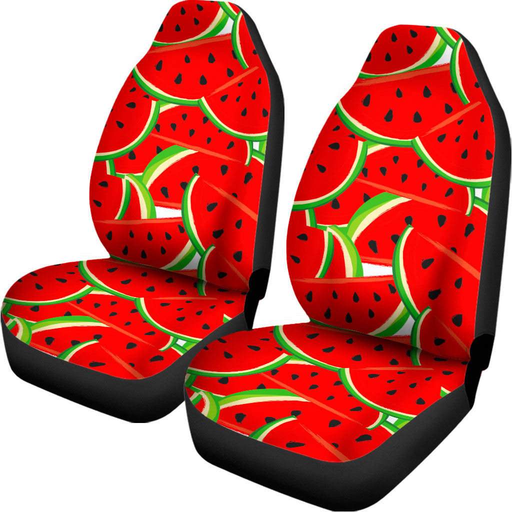 Cute Watermelon Pieces Pattern Print Universal Fit Car Seat Covers