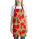 Cute Watermelon Slices Pattern Print Apron