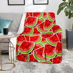 Cute Watermelon Slices Pattern Print Blanket