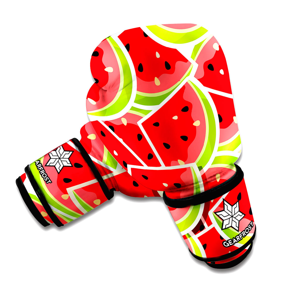 Cute Watermelon Slices Pattern Print Boxing Gloves