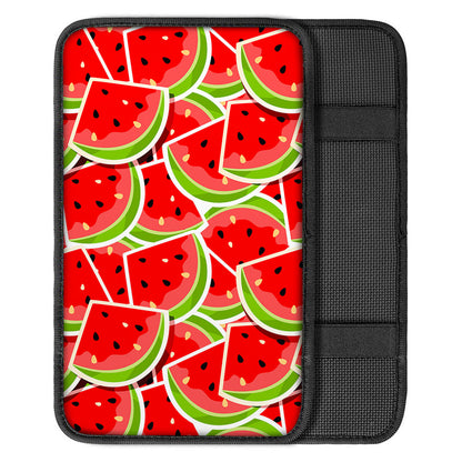 Cute Watermelon Slices Pattern Print Car Center Console Cover