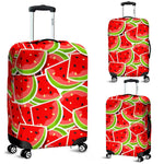 Cute Watermelon Slices Pattern Print Luggage Cover GearFrost