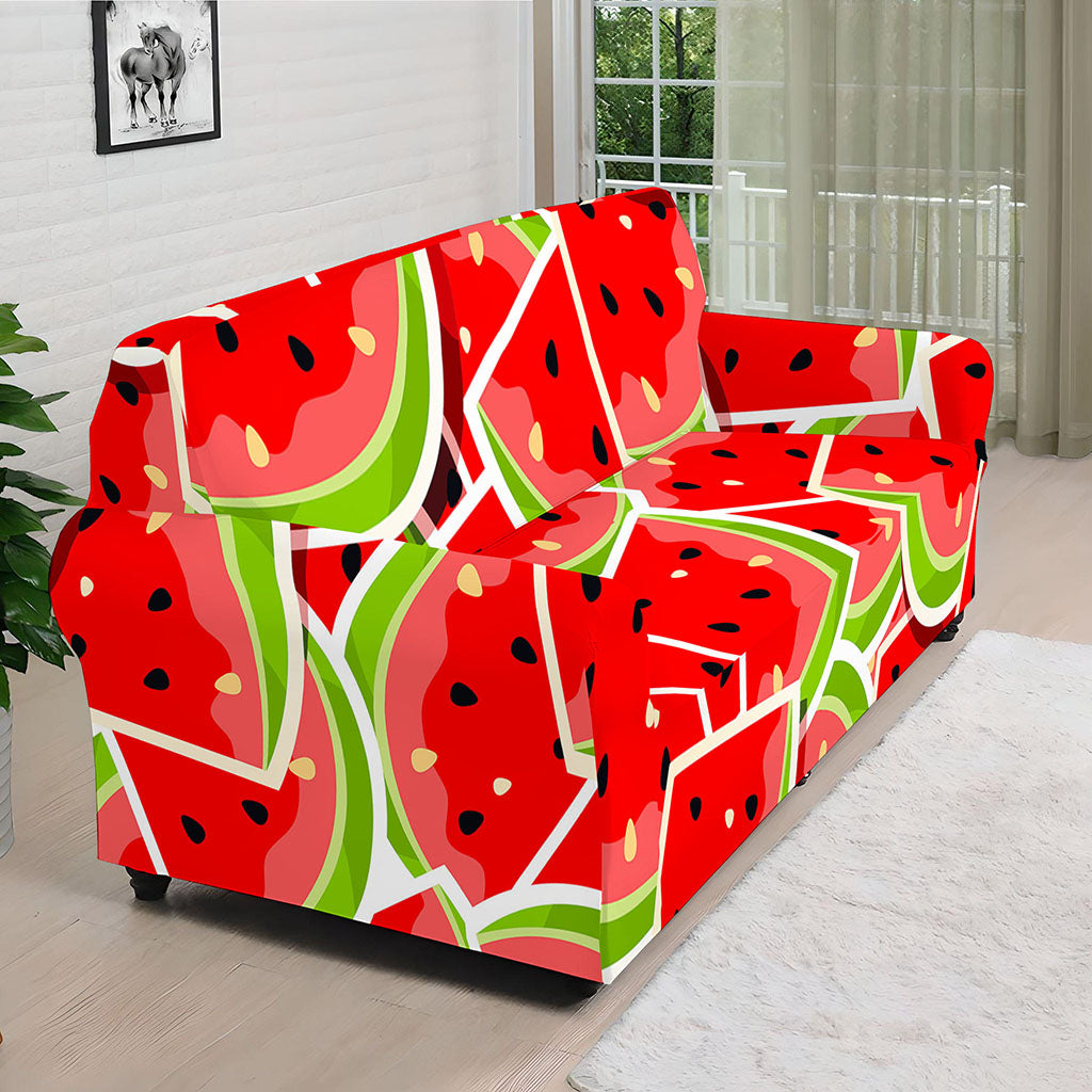 Cute Watermelon Slices Pattern Print Sofa Cover