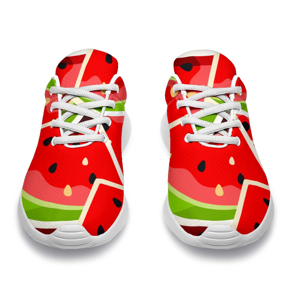 Cute Watermelon Slices Pattern Print Sport Shoes GearFrost