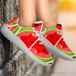 Cute Watermelon Slices Pattern Print Sport Shoes GearFrost