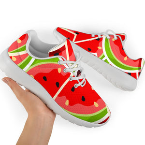 Cute Watermelon Slices Pattern Print Sport Shoes GearFrost