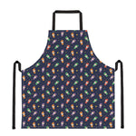 Cute Wizard Pattern Print Apron