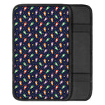 Cute Wizard Pattern Print Car Center Console Cover