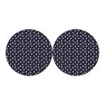 Cute Wizard Pattern Print Car Coasters