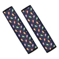 Cute Wizard Pattern Print Car Seat Belt Covers
