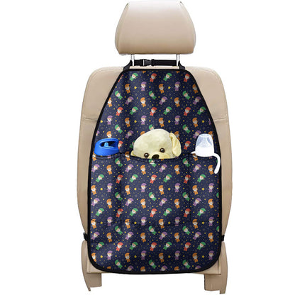 Cute Wizard Pattern Print Car Seat Organizers