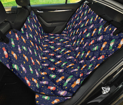Cute Wizard Pattern Print Pet Car Back Seat Cover