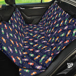 Cute Wizard Pattern Print Pet Car Back Seat Cover