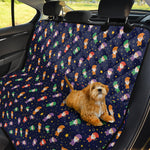 Cute Wizard Pattern Print Pet Car Back Seat Cover