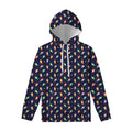 Cute Wizard Pattern Print Pullover Hoodie