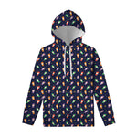 Cute Wizard Pattern Print Pullover Hoodie
