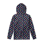 Cute Wizard Pattern Print Pullover Hoodie