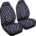 Cute Wizard Pattern Print Universal Fit Car Seat Covers
