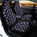 Cute Wizard Pattern Print Universal Fit Car Seat Covers